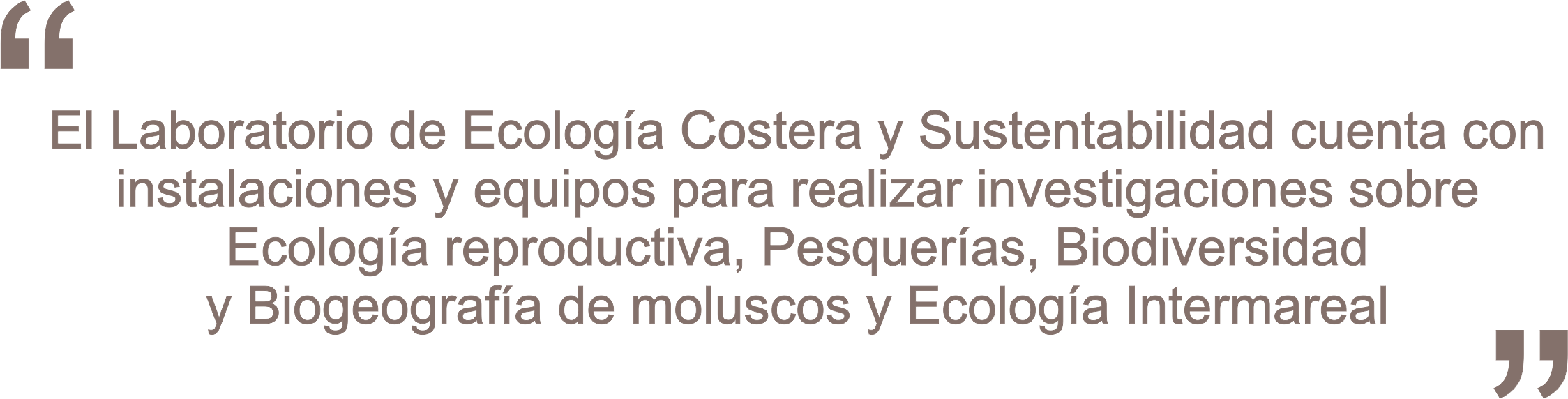 Mensaje Ecologia costera